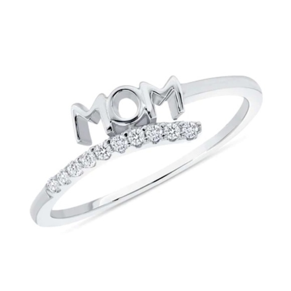 New 925 Sterling Silver Mom Ring sizes 6 7 8 9